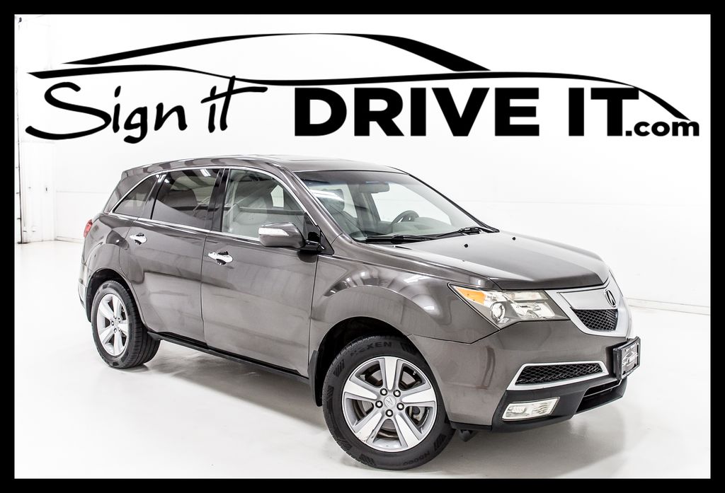 Gray 2012 Acura MDX SH-AWD with Technology Package SUV / Crossover All-Wheel Drive 6-Speed Automatic