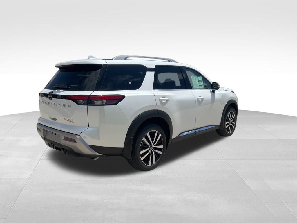 2025 Everest White Pearl Tricoat Nissan Pathfinder Platinum 4X4 SUV