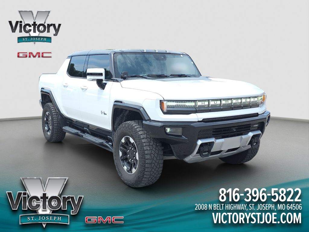 Interstellar White 2022 GMC Hummer EV Pickup Pickup Truck All-Wheel Drive 1-Speed Automatic