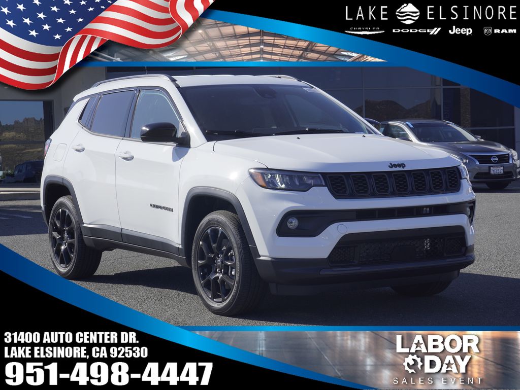 Bright White Clearcoat 2026 Jeep Compass SUV / Crossover Four-Wheel Drive 8-Speed Automatic