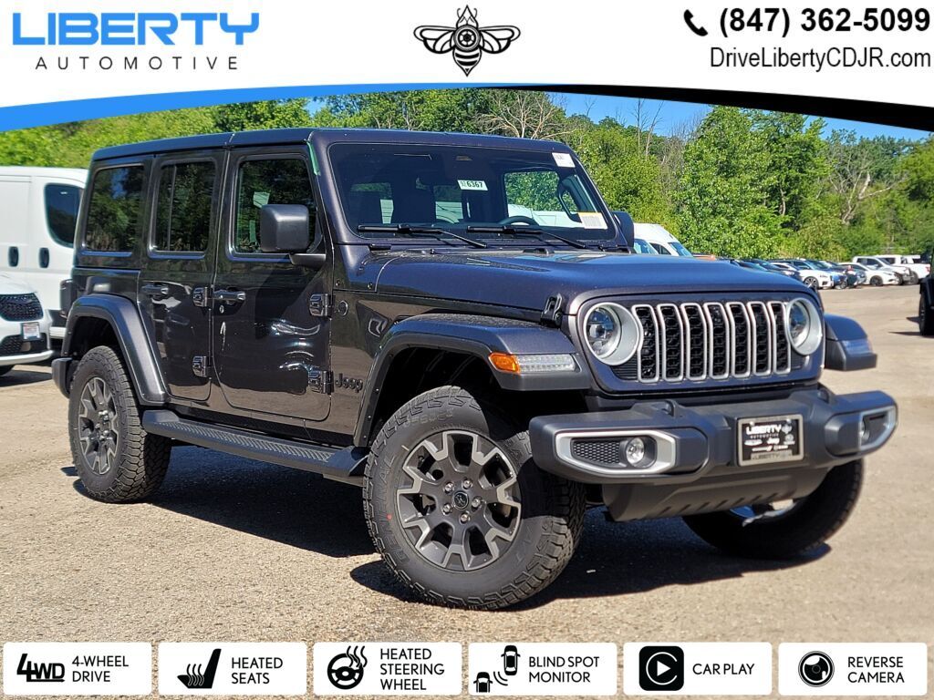 Gray (Granite Crystal Metallic Clearcoat) 2026 Jeep Wrangler Sahara 4-Door 4WD SUV / Crossover Four-Wheel Drive 8-Speed Automatic