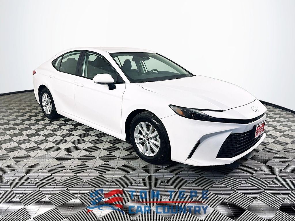 Ice Cap 2025 Toyota Camry Sedan Front-Wheel Drive Continuously Variable Transmission