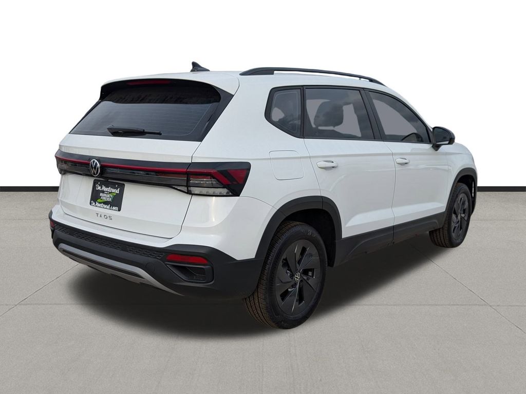 2026 Volkswagen Taos 1.5T S White at Texan Dodge Chrysler Jeep Ram