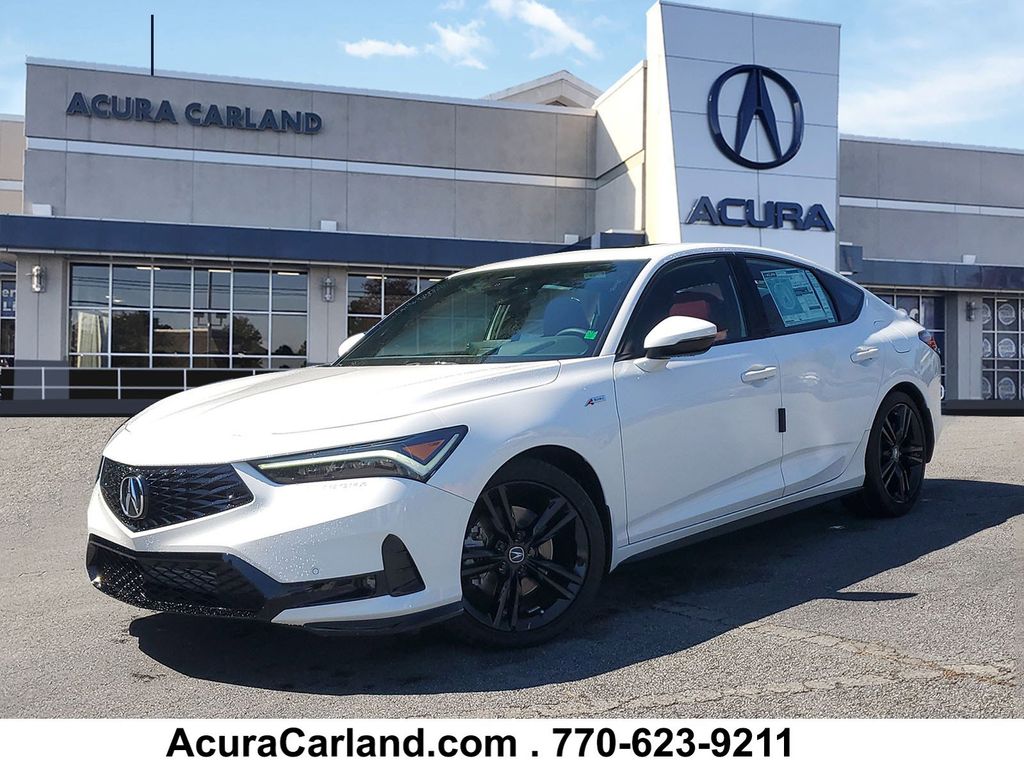 Platinum White Pearl 2026 Acura Integra FWD with Technology and A-SPEC Package Sedan Front-Wheel Drive Continuously Variable Transmission