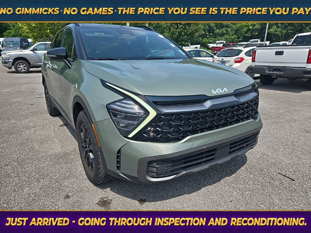 Jungle Green/Ebony Black Roof 2024 Kia Sportage SUV / Crossover All-Wheel Drive 8-Speed Automatic