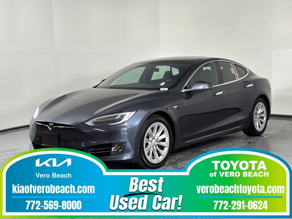Gray 2018 Tesla Model S 100D AWD Sedan All-Wheel Drive 1-Speed Automatic