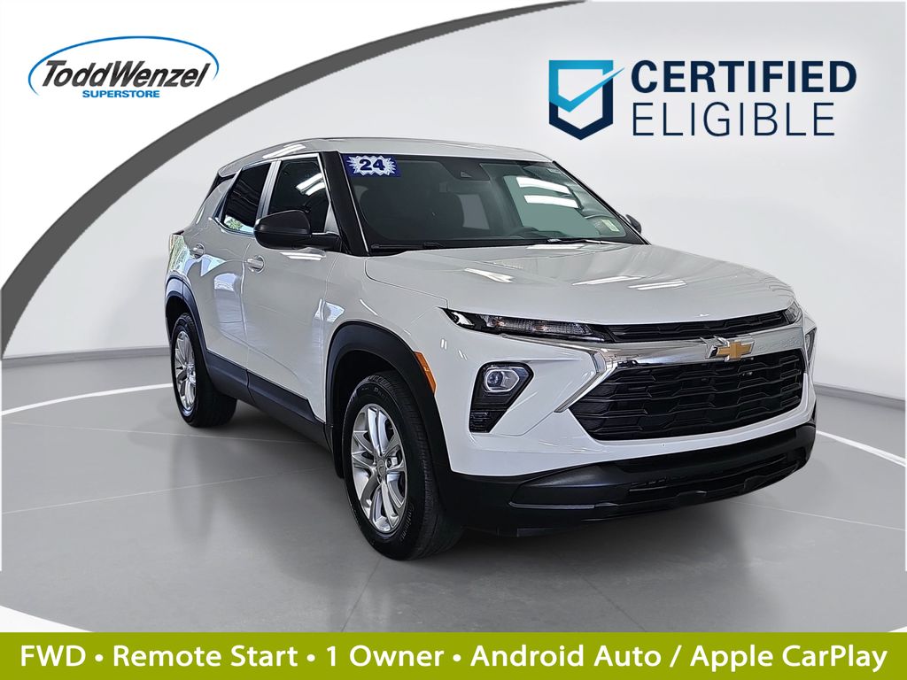 Summit White 2024 Chevrolet Trailblazer SUV / Crossover Front-Wheel Drive Continuously Variable Transmission