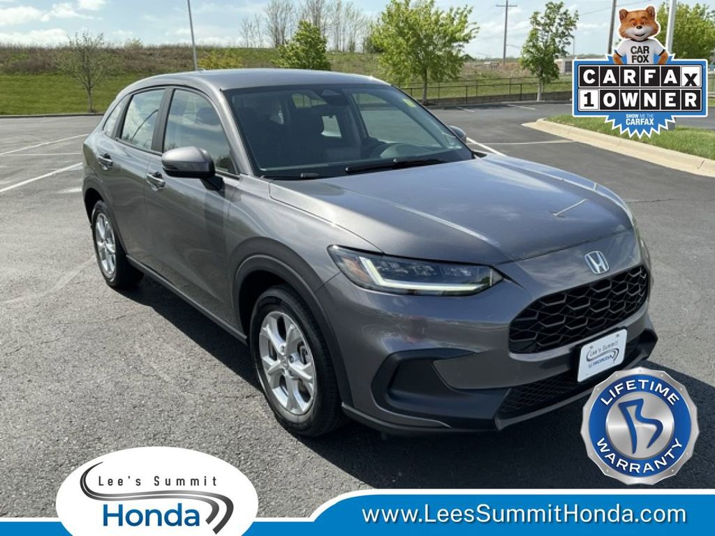 Gray (Modern Steel Metallic) 2025 Honda HR-V LX FWD SUV / Crossover Front-Wheel Drive Continuously Variable Transmission