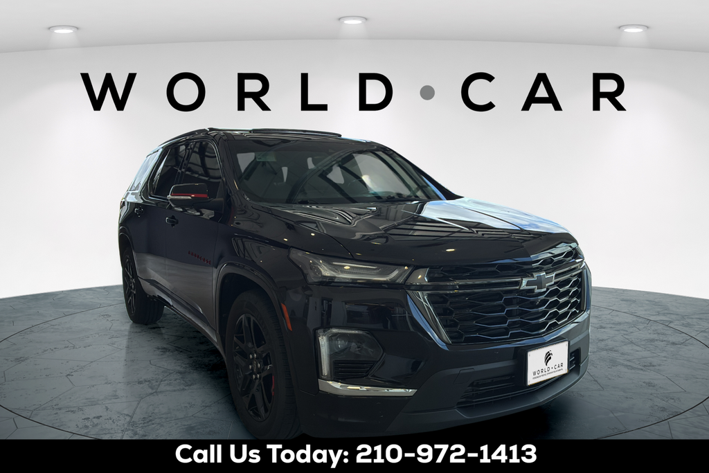 Mosaic Black Metallic 2023 Chevrolet Traverse SUV / Crossover Four-Wheel Drive 9-Speed Automatic