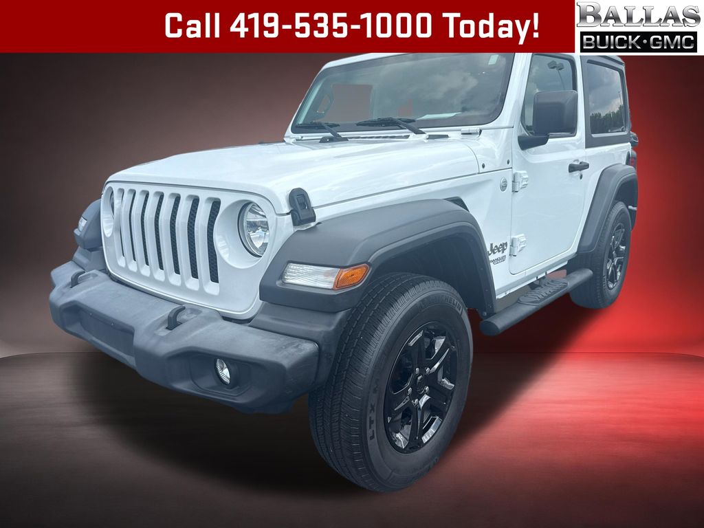 Bright White Clearcoat 2019 Jeep Wrangler SUV / Crossover Four-Wheel Drive 8-Speed Automatic