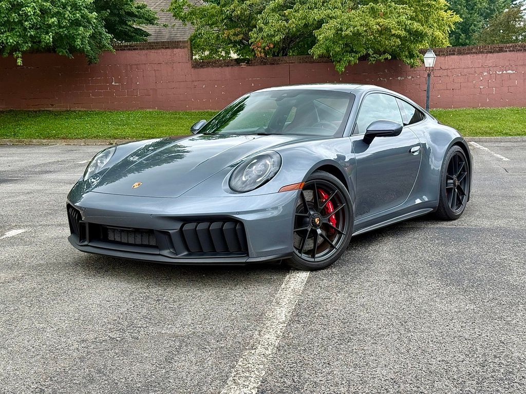 Gray (Vanadium Grey Metallic) 2026 Porsche 911 Coupe Rear-Wheel Drive 8-Speed Automatic