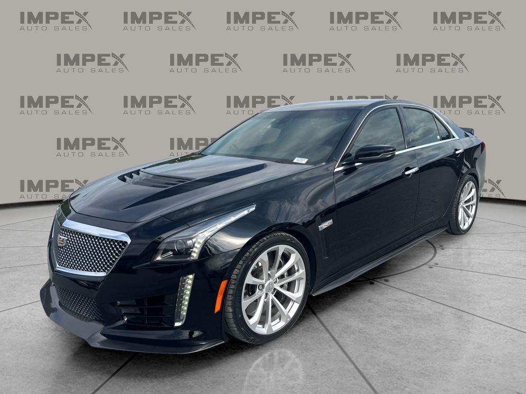 Black Raven 2018 Cadillac CTS-V Sedan Rear-Wheel Drive 8-Speed Automatic