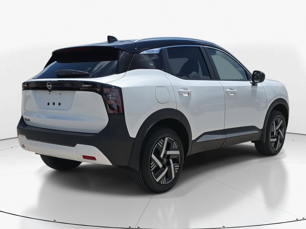 2025 Aspen White Tricoat/Super Black Nissan Kicks SV FWD SUV
