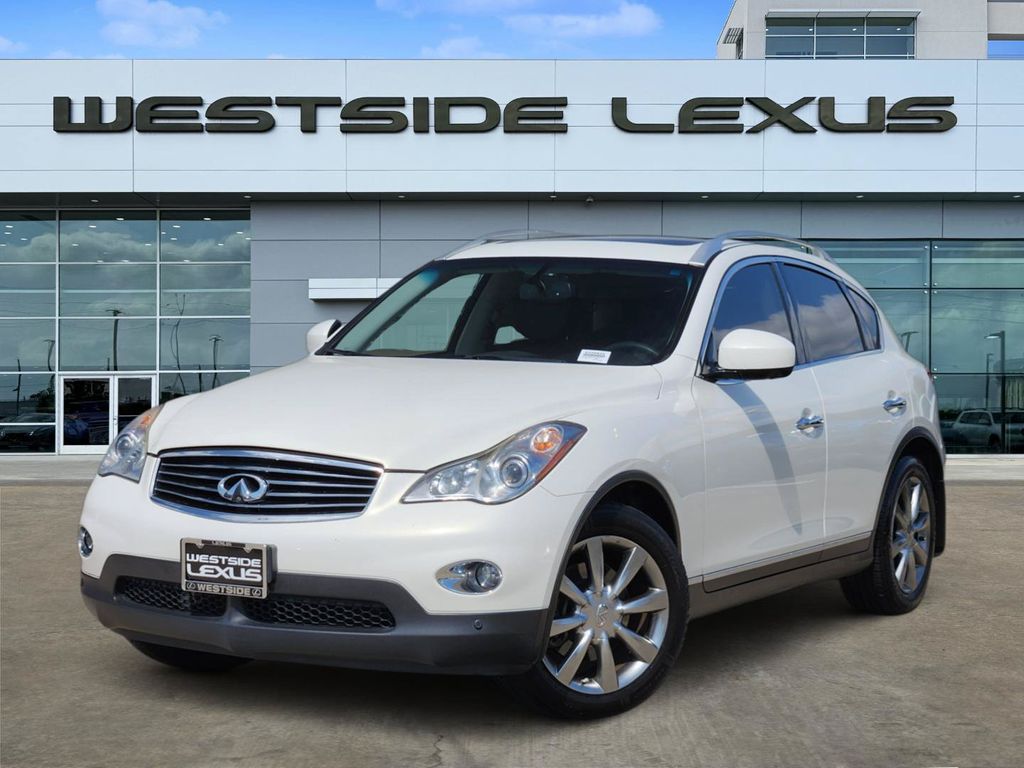 Moonlight White 2013 INFINITI EX37 SUV / Crossover Rear-Wheel Drive 7-Speed Automatic