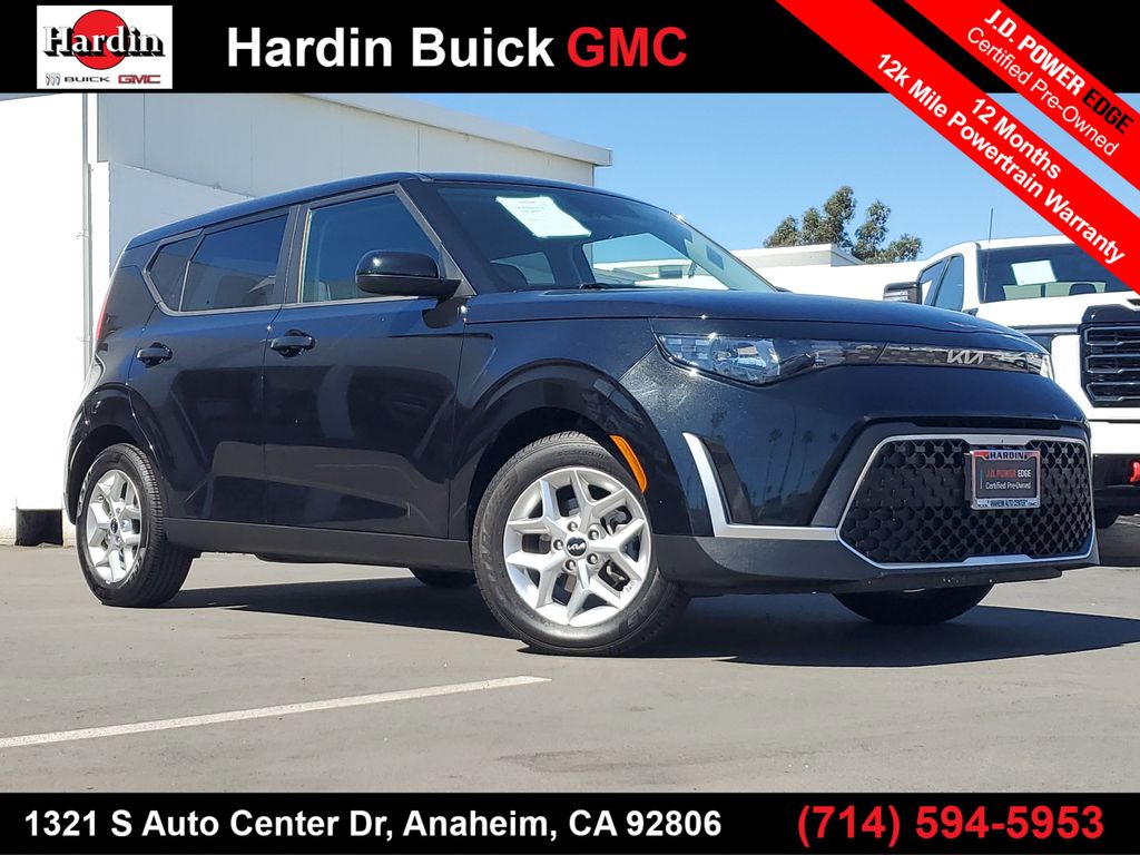 Fusion Black 2023 Kia Soul S FWD SUV / Crossover Front-Wheel Drive Continuously Variable Transmission
