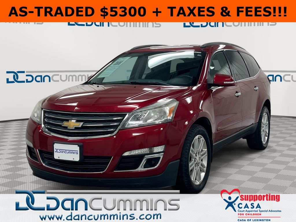 Crystal Red Tintcoat 2013 Chevrolet Traverse 1LT AWD SUV / Crossover All-Wheel Drive 6-Speed Automatic