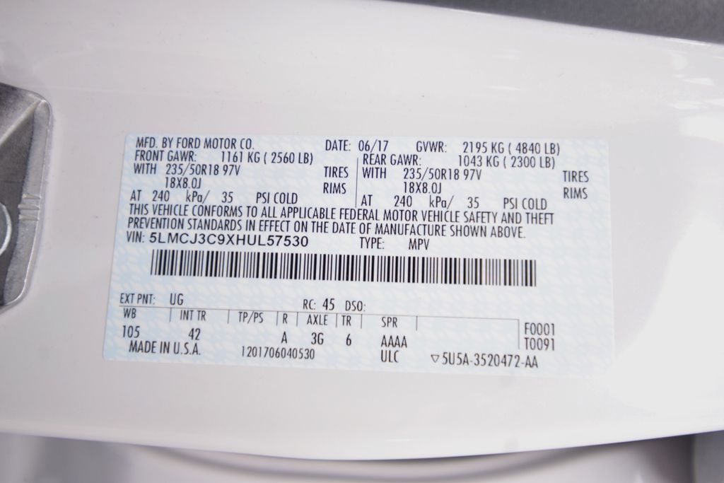 used 2017 Lincoln MKC car, priced at $17,250