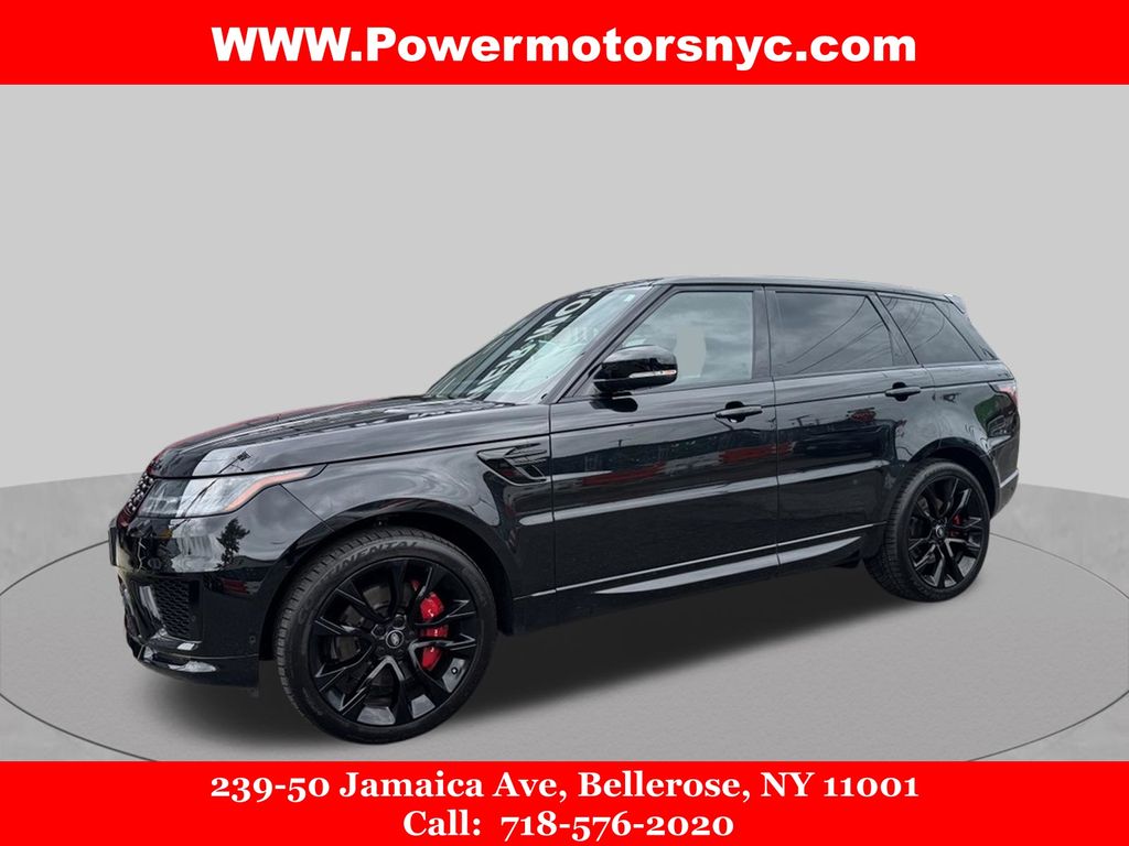 Black 2021 Land Rover Range Rover Sport SUV / Crossover All-Wheel Drive 8-Speed Automatic