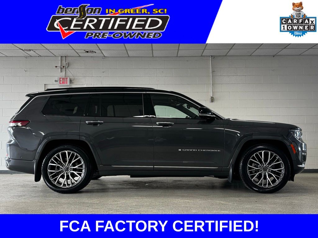 Baltic Gray Metallic Clearcoat 2025 Jeep Grand Cherokee L Summit 4WD SUV / Crossover Four-Wheel Drive 8-Speed Automatic