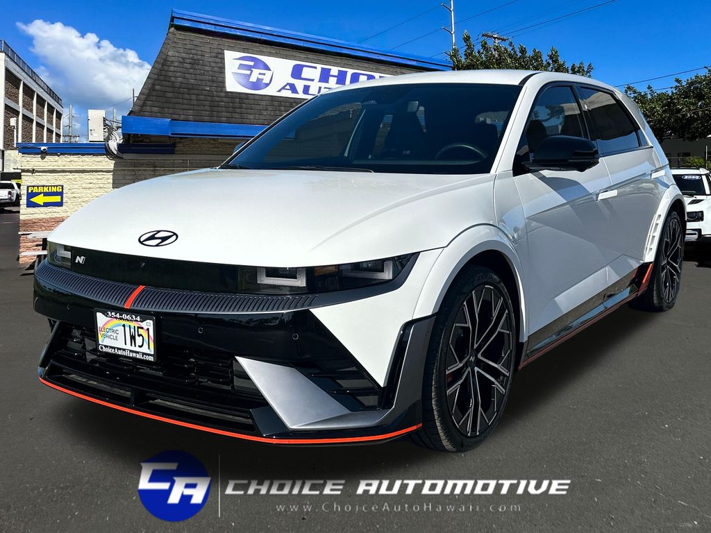 Atlas White 2025 Hyundai Ioniq 5 N SUV / Crossover All-Wheel Drive 1-Speed Automatic