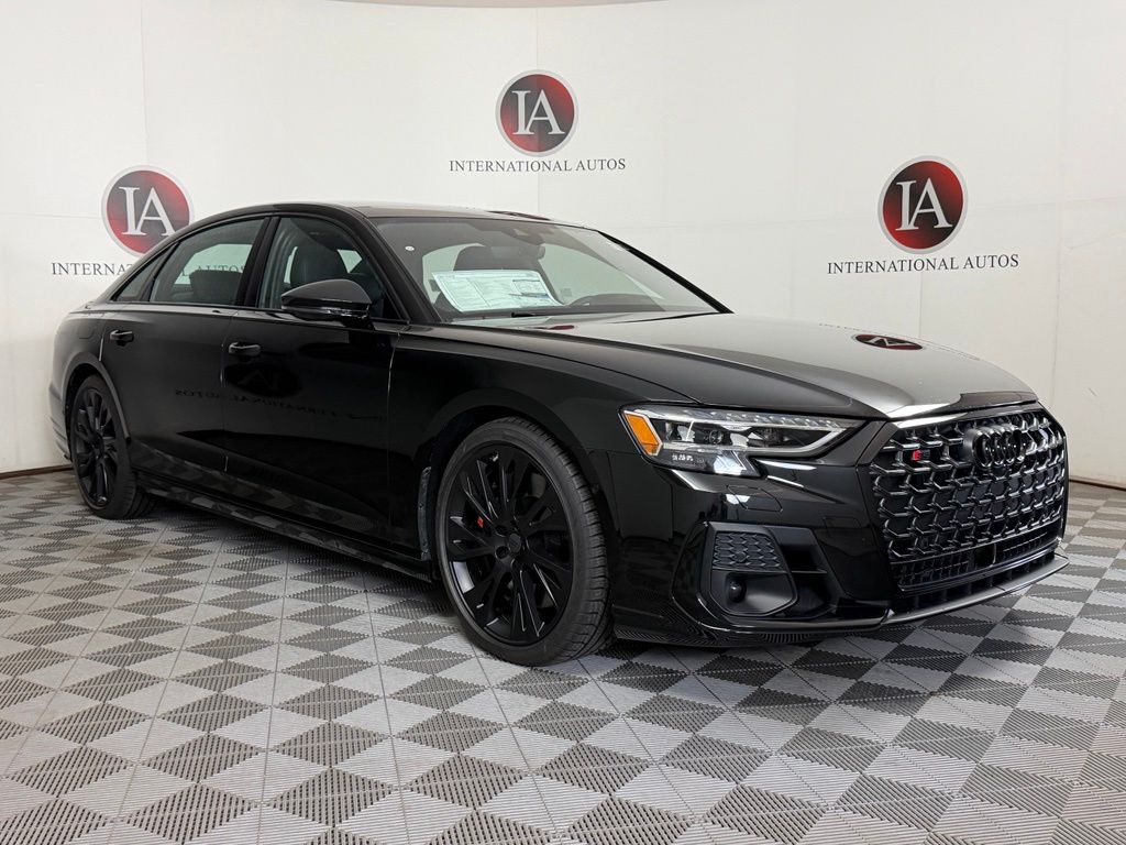 Mythos Black Metallic 2027 Audi S8 Sedan All-Wheel Drive 8-Speed Automatic