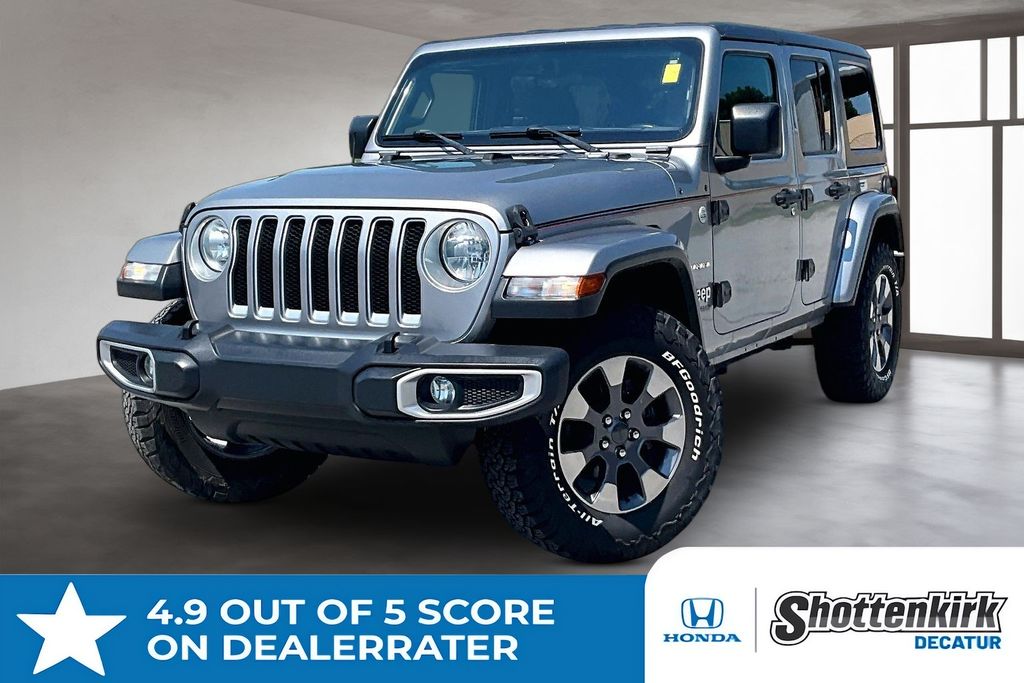 Billet Silver Metallic Clearcoat 2019 Jeep Wrangler SUV / Crossover Four-Wheel Drive 6-Speed Manual
