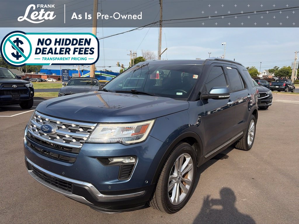 Blue Metallic 2018 Ford Explorer SUV / Crossover All-Wheel Drive 6-Speed Automatic