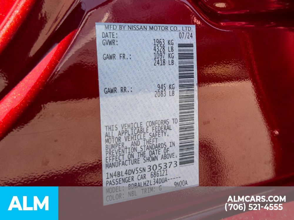 2025 Nissan Altima SV - Photo 20