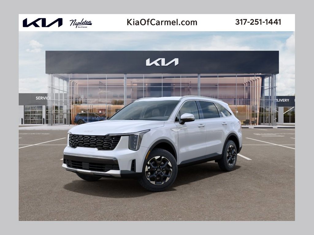 Glacial White Pearl 2026 Kia Sorento S AWD SUV / Crossover All-Wheel Drive 8-Speed Automatic