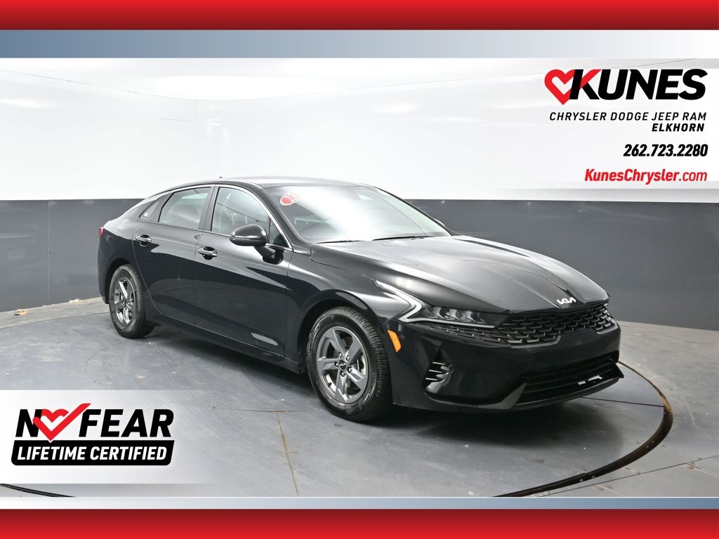 Ebony Black 2023 Kia K5 LXS FWD Sedan Front-Wheel Drive 8-Speed Automatic