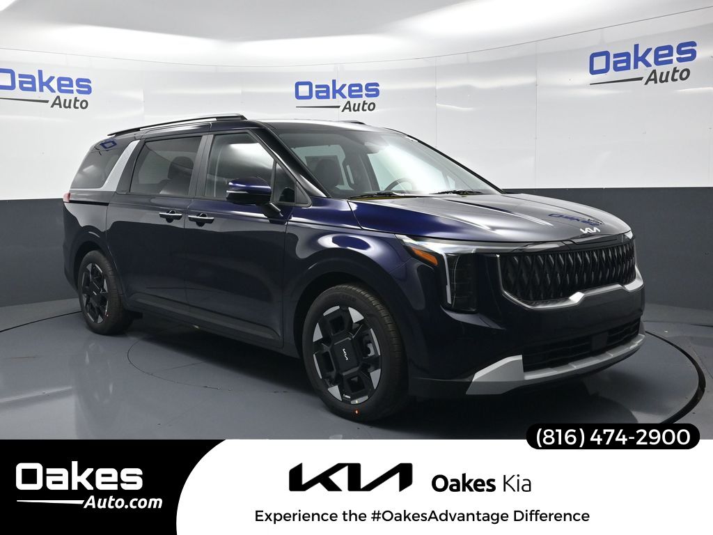 Deep Chroma Blue 2026 Kia Carnival Minivan Front-Wheel Drive 8-Speed Automatic
