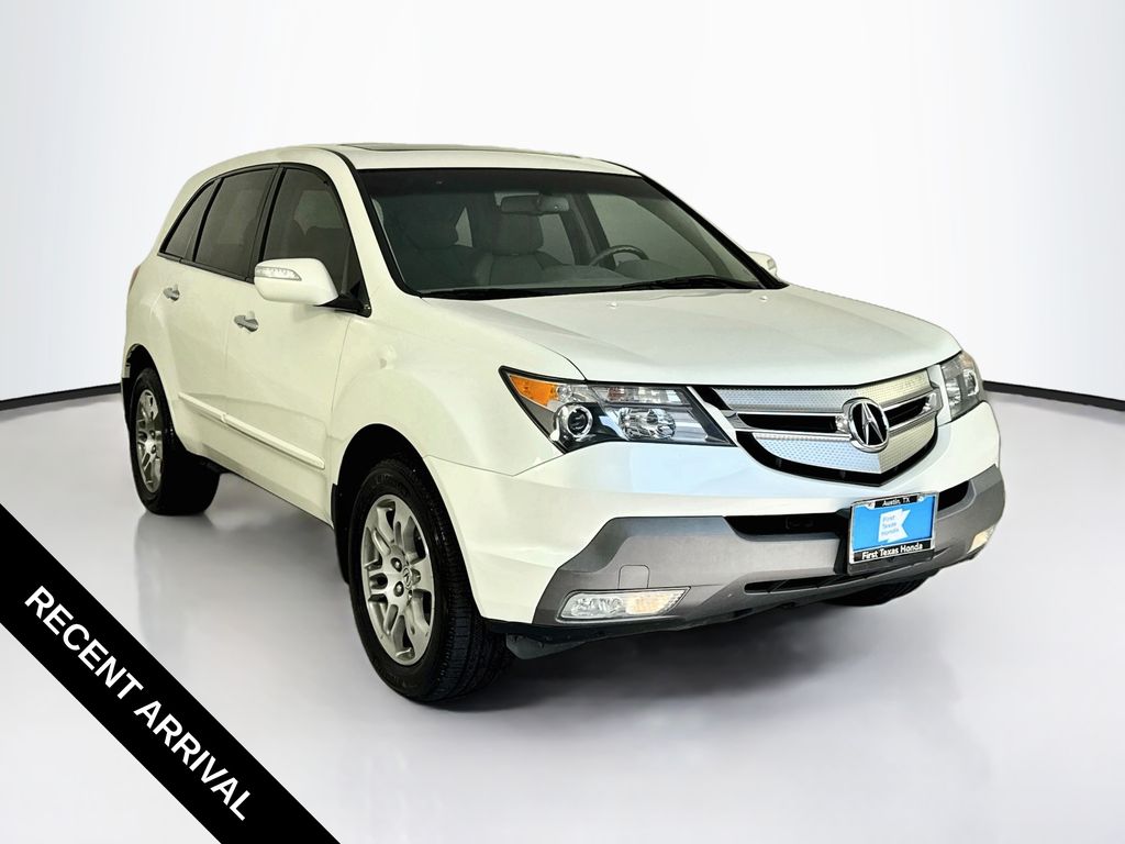 White 2008 Acura MDX SUV / Crossover All-Wheel Drive 5-Speed Automatic