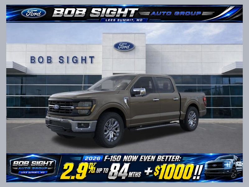 Gray 2026 Ford F-150 Pickup Truck Four-Wheel Drive Automatic