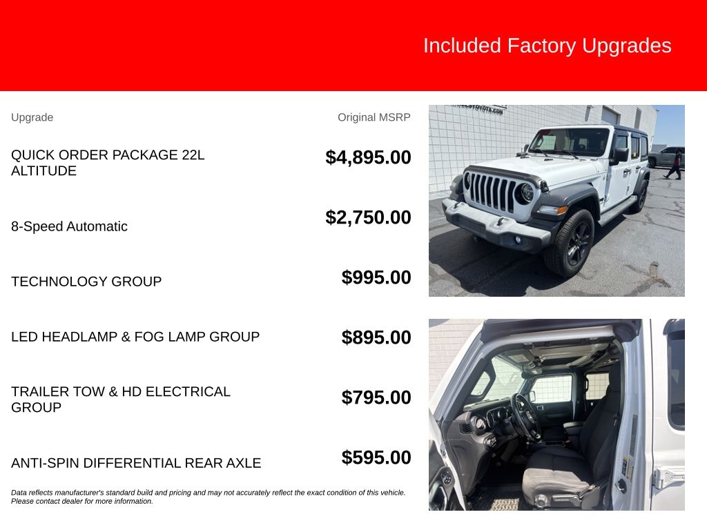 Used 2020 Jeep Wrangler SUV