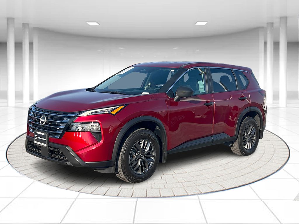 Red (Scarlet) 2025 Nissan Rogue SUV / Crossover Front-Wheel Drive Continuously Variable Transmission