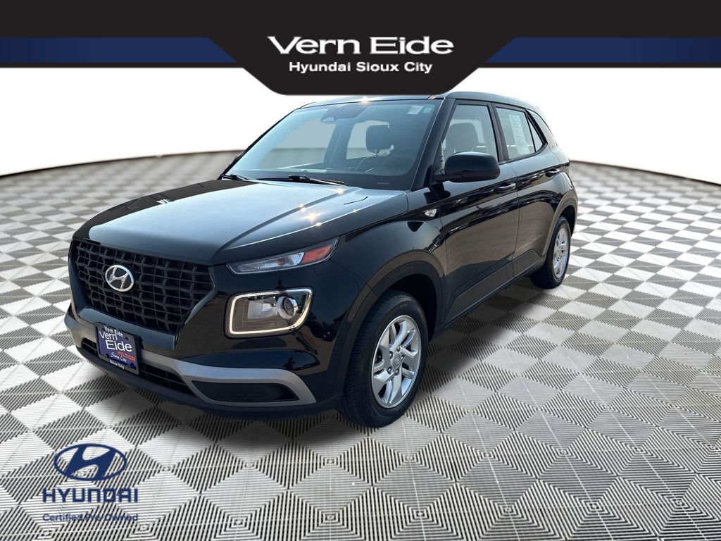 Black Noir Pearl 2023 Hyundai Venue SUV / Crossover Front-Wheel Drive Continuously Variable Transmission