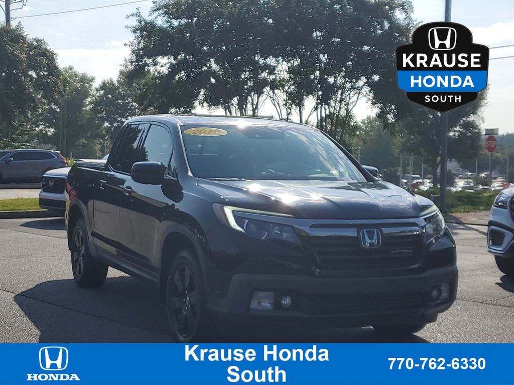 Crystal Black Pearl 2019 Honda Ridgeline Pickup Truck All-Wheel Drive 6-Speed Automatic