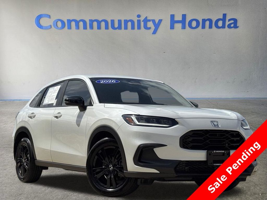 2026 Honda HR-V Sport White at DeMontrond Auto Country