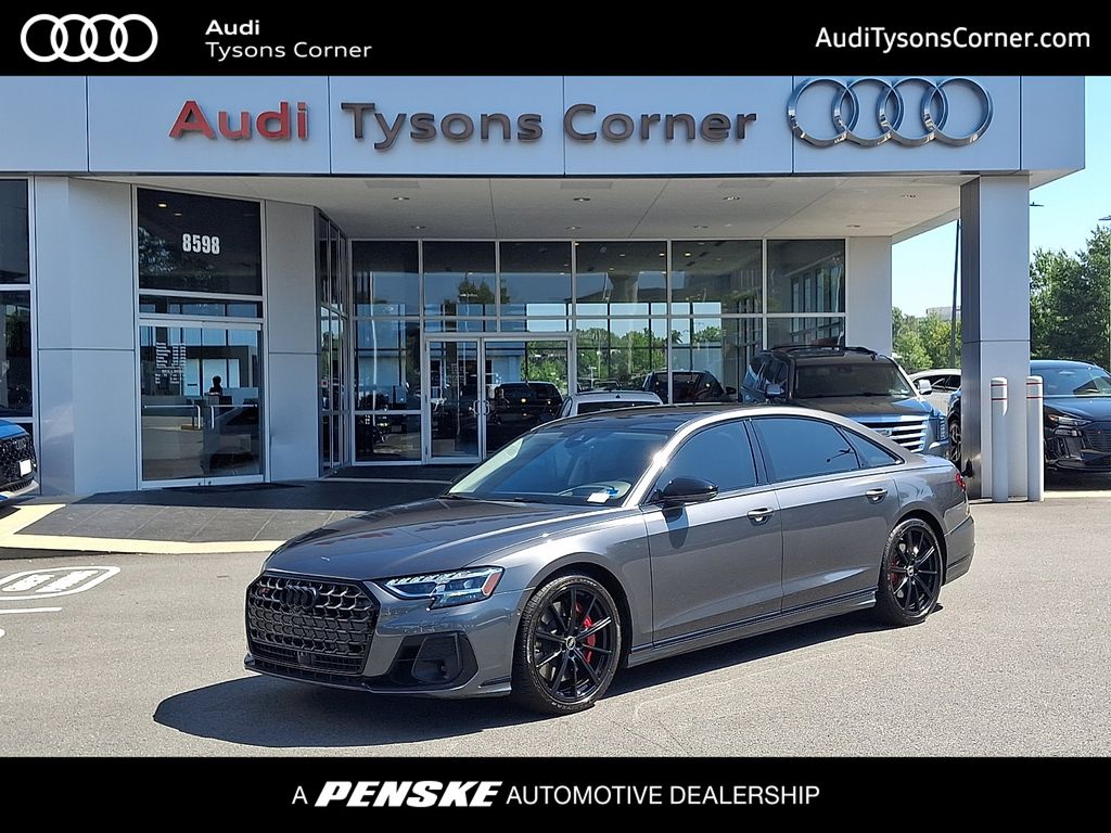 Daytona Gray Pearl 2023 Audi S8 Sedan All-Wheel Drive 8-Speed Automatic