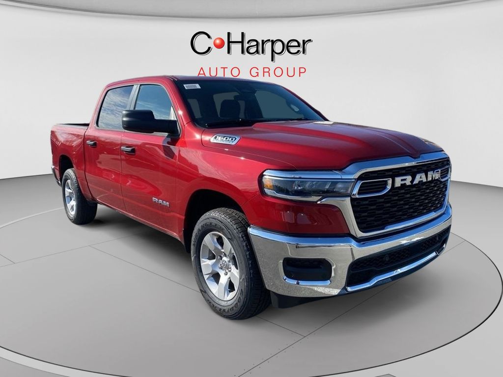 Molten Red Pearlcoat 2026 RAM 1500 Pickup Truck Four-Wheel Drive 8-Speed Automatic
