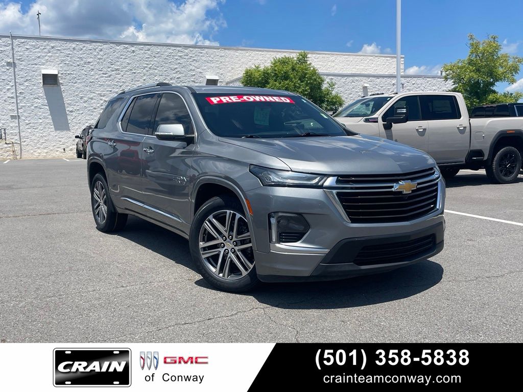 Sterling Gray Metallic 2023 Chevrolet Traverse SUV / Crossover Four-Wheel Drive 9-Speed Automatic