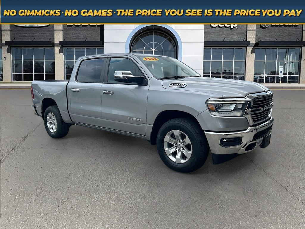Billet Silver Metallic Clearcoat 2023 RAM 1500 Pickup Truck Four-Wheel Drive 8-Speed Automatic