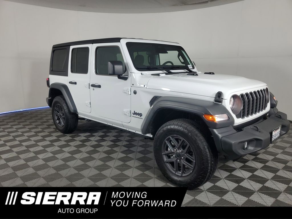 Bright White Clearcoat 2026 Jeep Wrangler Sport S 4-Door 4WD SUV / Crossover Four-Wheel Drive 8-Speed Automatic