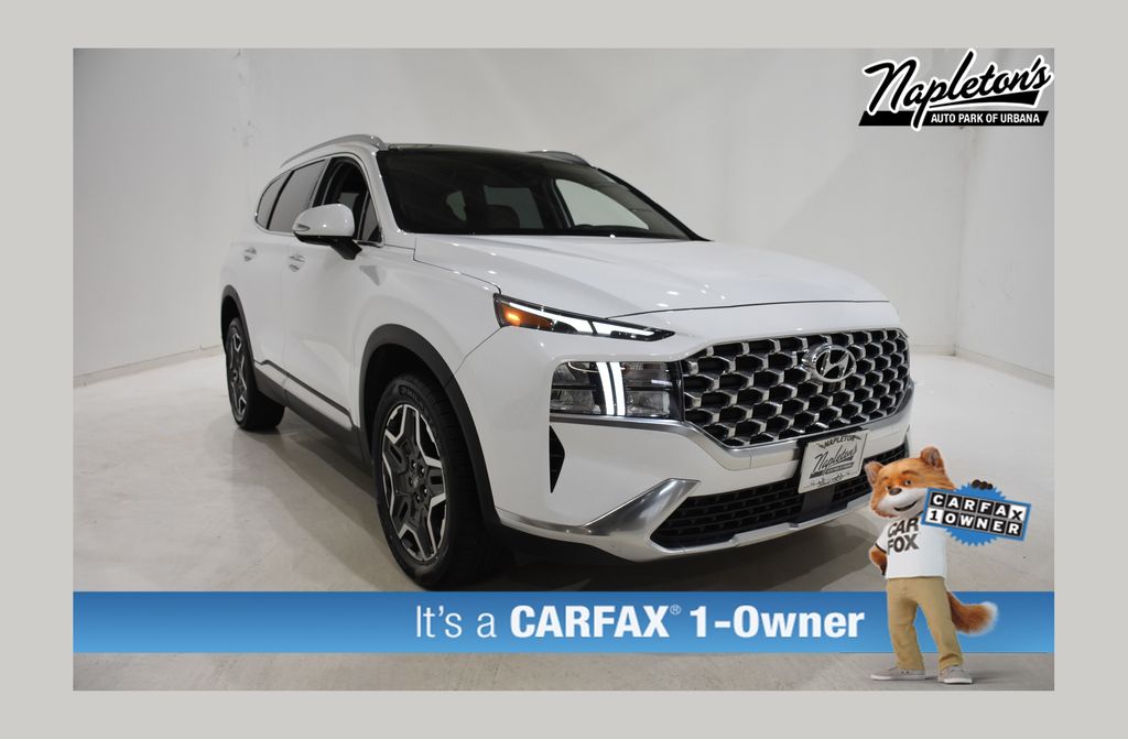 Serenity White Pearl 2023 Hyundai Santa Fe Hybrid SEL Premium AWD SUV / Crossover All-Wheel Drive 6-Speed Automatic