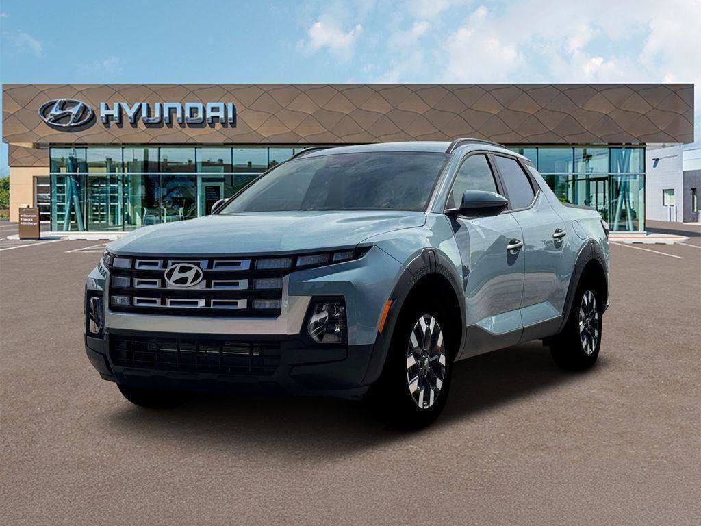 Blue / Stone 2026 Hyundai Santa Cruz Pickup Truck All-Wheel Drive 8-Speed Automatic