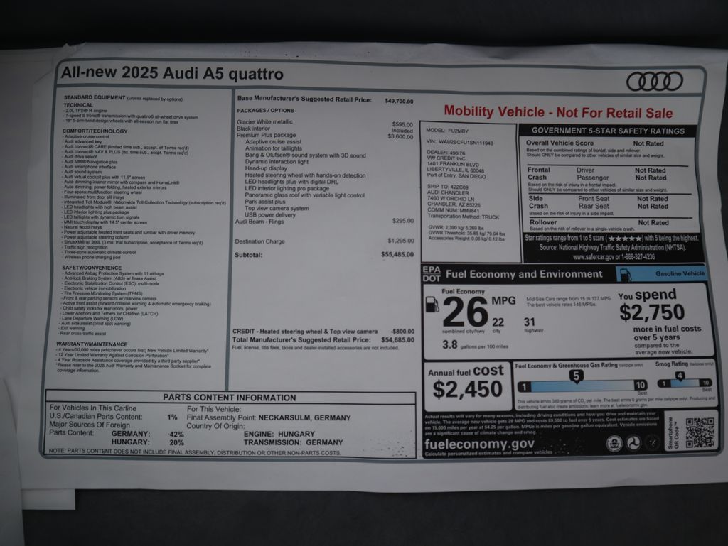 Thumbnail: 2025 Audi A5 - 10