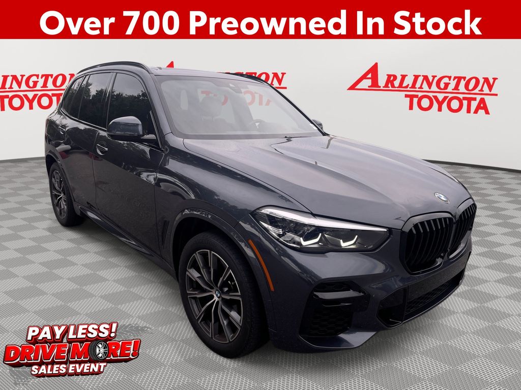 Gray Metallic 2022 BMW X5 SUV / Crossover All-Wheel Drive 8-Speed Automatic