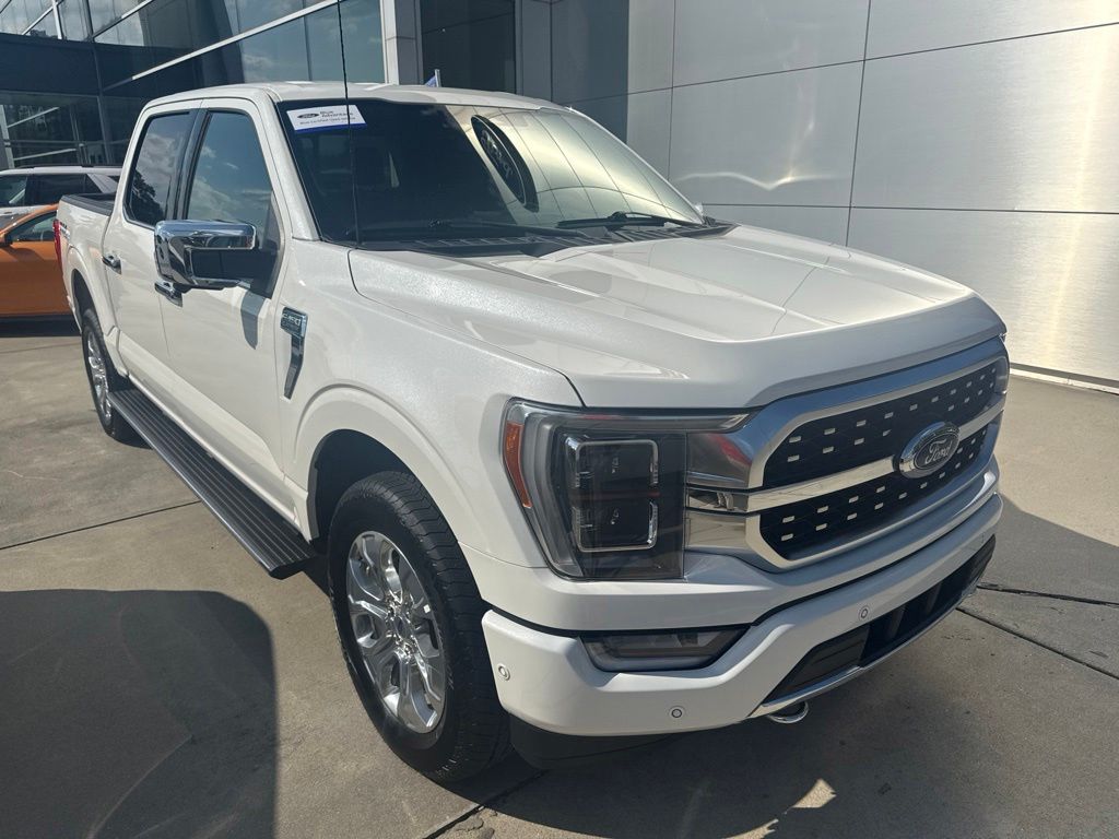 Star White Metallic Tri-Coat 2023 Ford F-150 Pickup Truck Four-Wheel Drive Automatic