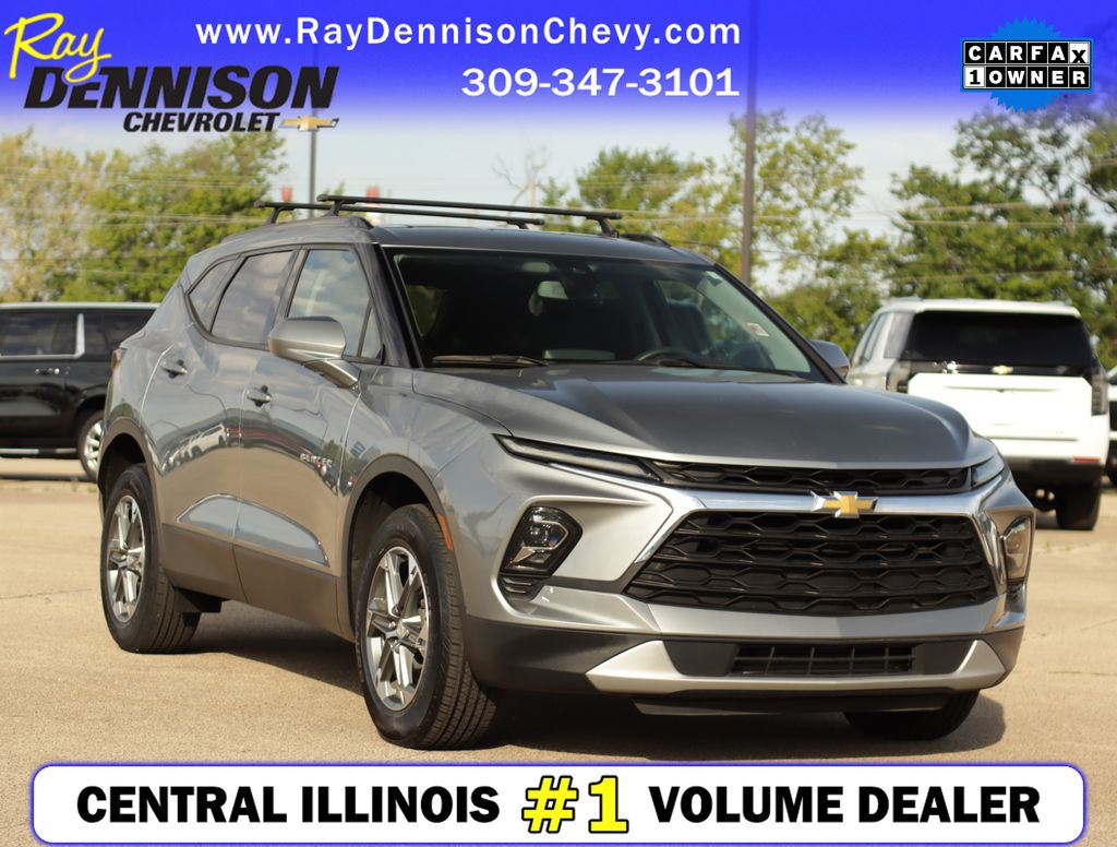 Sterling Gray Metallic 2024 Chevrolet Blazer SUV / Crossover Front-Wheel Drive 9-Speed Automatic Overdrive