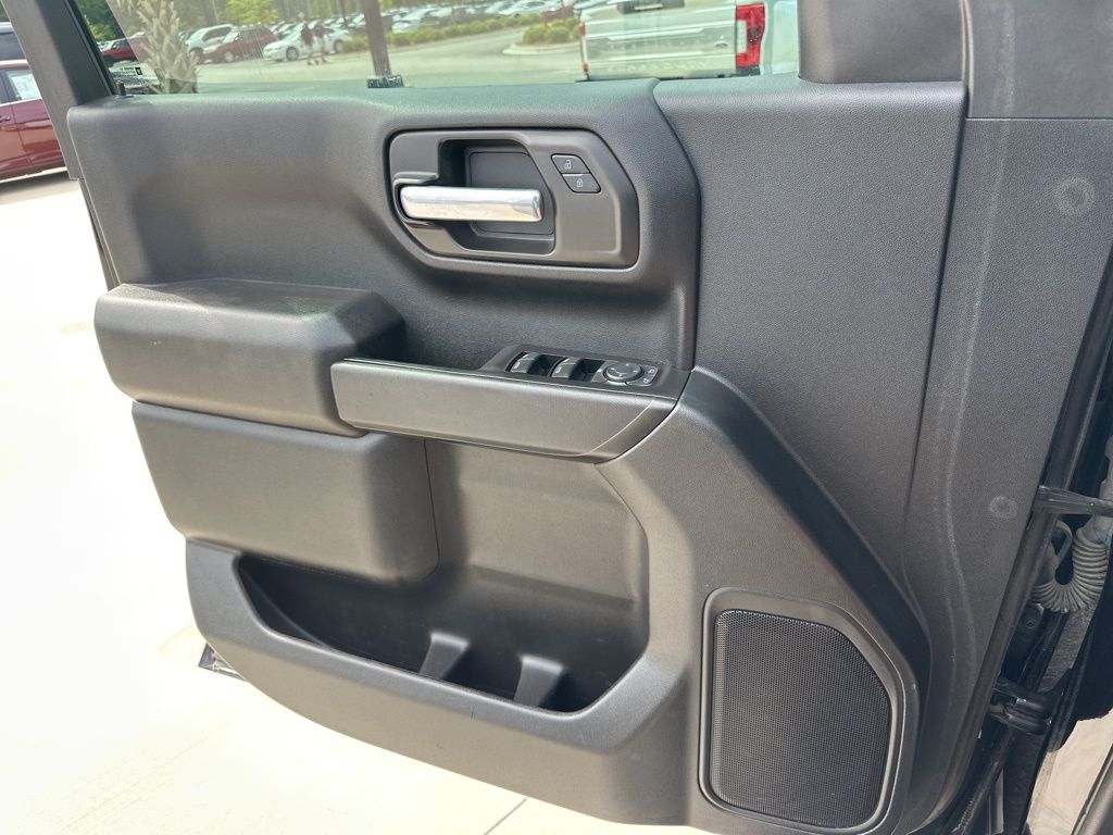 2021 Black Chevrolet Silverado 1500 Custom RWD Truck